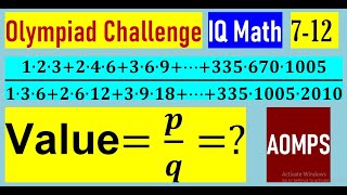 Find the value of (1∙2∙3+2∙4∙6+3∙6∙9+⋯+335∙670∙1005)/(1∙3∙6+2∙6∙12+3∙9∙18+⋯+335∙1005∙2010) .
