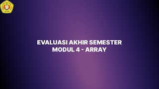 EAS Modul 4   Array
