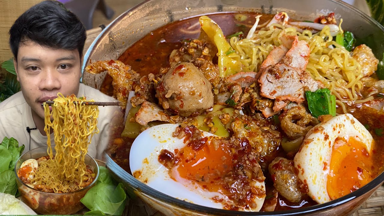 ก๋วยเตี๋ยวป๊อกๆรสเด็ดร้านประจำ#อ๋องแอ๋งฮั่นแน้ว 