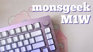 Monsgeek M1W | unboxing, mods, thoughts, soundtest