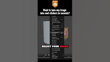 Blender 3D Hack: Turn Any Image into Stickers Instantly!