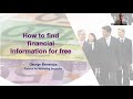 Market research and how to find financial information. (1) How to Make Money. Finance Masterclass.