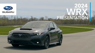 Présentation de la Subaru WRX 2024  L'authentique voiture de sport pour la performance au quotidien