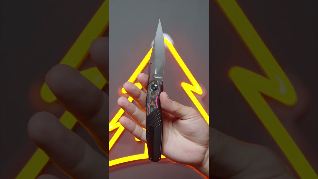 Нож Kizer Raze DLC сталь S45VN рукоять 80s Camo CF/Black Titanium