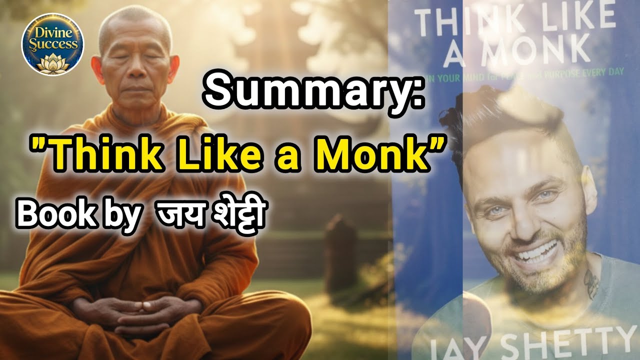 Think Like a Monk Book Summary 📚 | थिंक लाइक अ मोंक बुक समरी | Jay Shetty | Divine Success