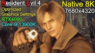 Resident Evil 4 - RTX4090 Optimize Settings Performance Test (7680x4320 *8K) by FantasyNero 520 views 3 months ago 16 minutes