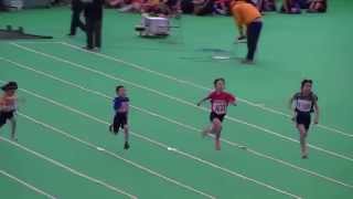 女子 小1・2 3組 60m 札幌市室内陸上競技大会(20150322)