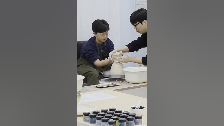 유누의 도자기 만들기 체험!