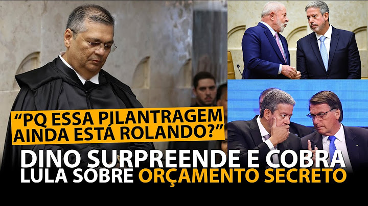 FLAVIO DINO TRAIU LULA? MINISTRO COBRA LULA, LIRA E PACHECO SOBRE ORÇAMENTO SECRETO