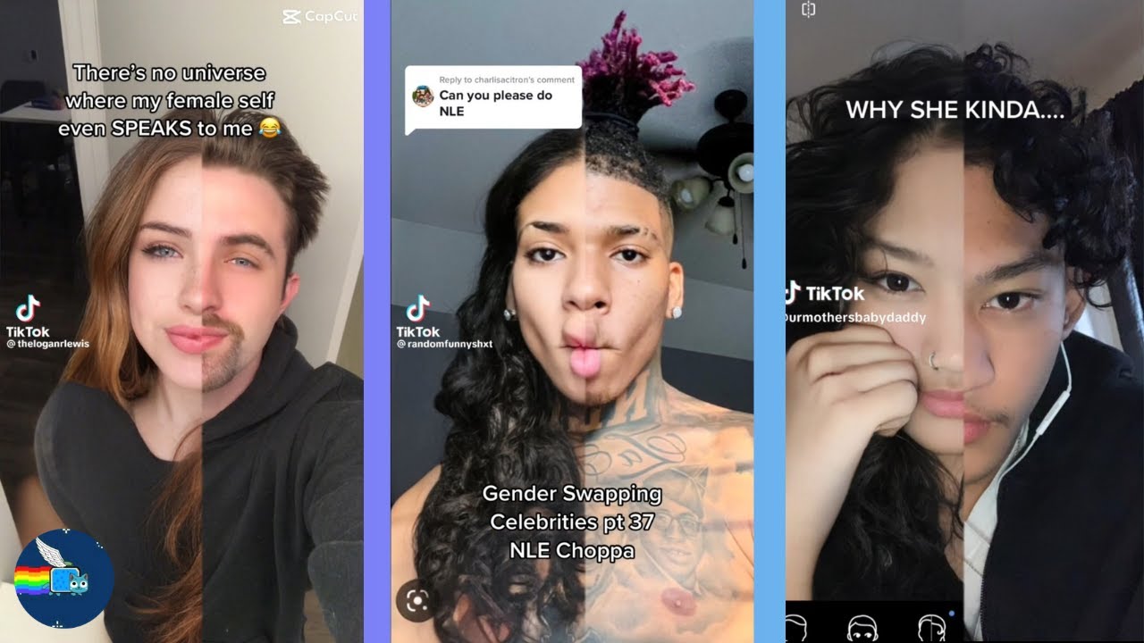 Gender swap filter trend - boys version p1