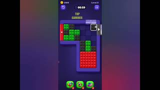 Block Out! Color Sort Puzzle level 8 gameplay walkthrough solution