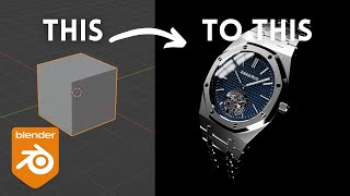 Blender Timelapse: Luxery Watch | 3D Modeling and Rendering/Texturing