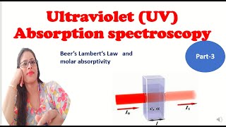 Beer's Lambert's law and  molar absorptivity
