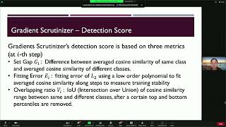NDSS 2023 - Focusing on Pinocchio's Nose: A Gradients Scrutinizer to Thwart Split-Learning Hijack..