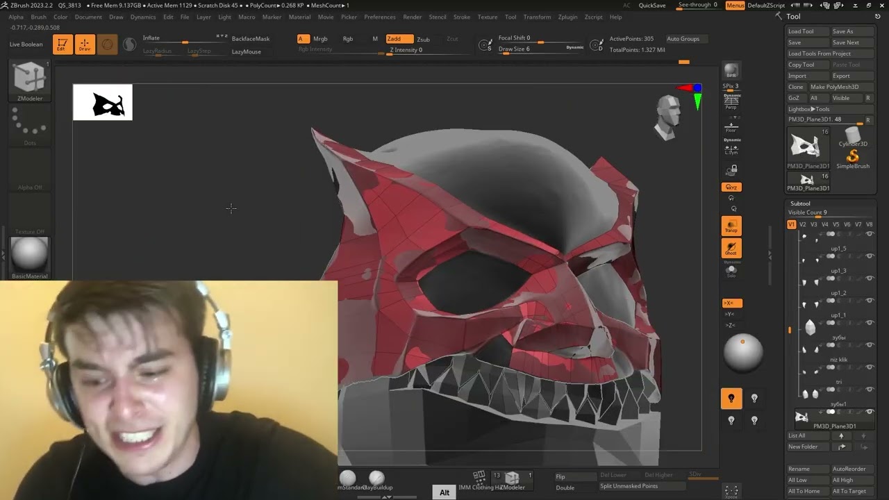 ИИ для печати Маски
