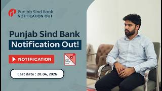 Punjab and Sind Bank job notification 2026 #job #bankjobs #bankjobs2026 #dataengineer #python