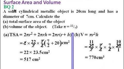 Mensuration (Solid shapes)