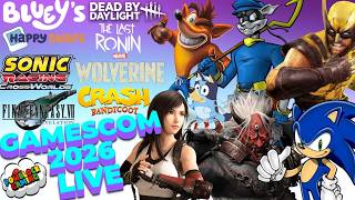 GAMESCOM 2026 LIVE! NEW Sonic Racing Guest Characters DLC, Kingdom Hearts 4, TMNT The Last Ronin?!
0:00 - Intro/Nickelodeon All-Star Brawl
25:28 - Reacting to Gamescom 2026 World Premieres Listen In!
2:48:04 - Kingdom Hearts 3
5:41:13 - Resident Evil Requiem Demo First Time Playing!
7:08:00 - Axel Joins Sonic Racing CrossWorlds & Year 2 DLC Discussion
9:00:40 - New Bubsy 4D Black Hole Update
10:33:00 - Sly 3: Honor Among Thieves
11:08:19 - Dead by Daylight
GAMESCOM 2026 LIVE! We are reacting to every massive announcement as it happens!
Weโre diving deep into the huge reveals for Sonic Racing CrossWorlds Year 2 DLC! We might finally see guest characters from Sanrio, Dragon Ball Z, or Demon Slayer: Kimetsu no Yaiba join the roster, or even that second wave of free Sega characters.
But the excitement doesnt stop there! We are also watching for the latest on Kingdom Hearts 4, TMNT: The Last Ronin, Blueys Happy Snaps, Marvels Wolverine, and the Dead by Daylight new chapter reveal.
Plus, were on high alert for major updates like Spyro: A Realm Beyond, Crash Team Racing 2, Final Fantasy VI Revelation, Resident Evil: Code Veronica Remake, and the long-awaited Sly Cooper 5!
Dont miss a single revealโgrab a snack and lets see what Gamescom 2026 has in store!
#gamescom #sonicracingcrossworlds #kingdomhearts4 #bluey #tmnt #slycooper #crashteamracing GAMESCOM 2026 LIVE! NEW Sonic Racing Guest Characters DLC, Kingdom Hearts 4, TMNT The Last Ronin?!