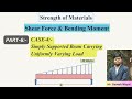 Simply Supported Beam Carrying UVL| Shear force and Bending Moment Diagram | SOM | Part-6