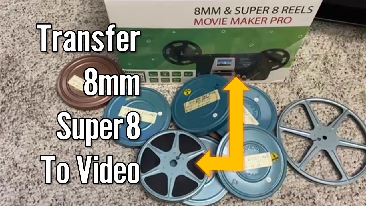 8mm & Super 8 Reels To Digital Film Scanner Converter, Film Digitizer With  2.4 Screen, Convert 3 4 5 7 9 Reels View Frame By Frame Into 1080P  Digital MP4 Files, Sharing