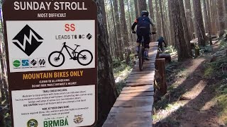 Riding Sunday Stroll Jump Trail At Blackrock Oregon