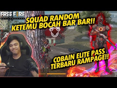 KETEMU BOCAH BAR BAR PAS NYOBAIN ELITE PASS TERBARU RAMPAGE!! - FREE FIRE