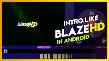 [Android]BlazeHD PUBG Intro Tutorial - Kinemaster & pixellab
