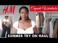 H&M HAUL SUMMER 2021 CAPSULE WARDROBE | Dresses, Trousers, Shirt, Shoes // Huge H&M Try On Haul 2021