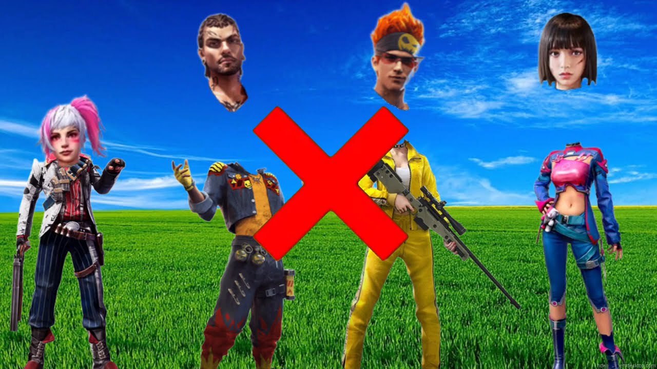 Free fire wrong head puzzle game 