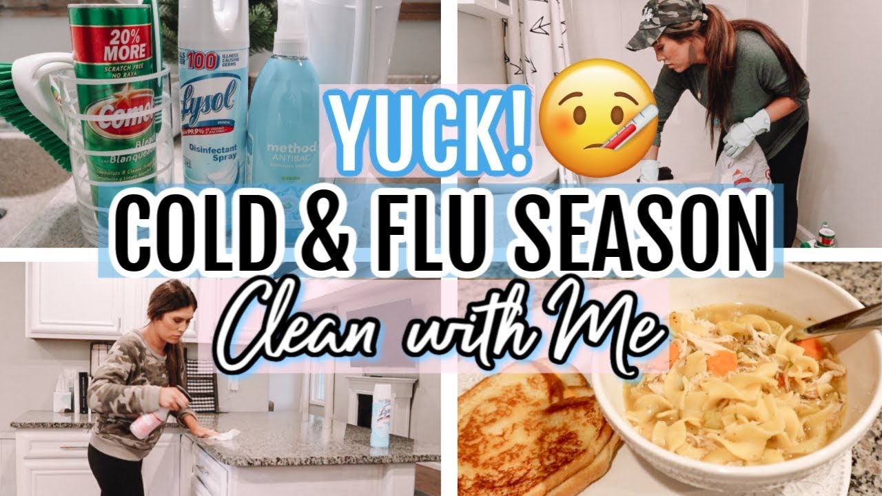Убирайтесь вместе со мной | Мотивация к глубокой уборке в сезон простуды и гриппа 2020