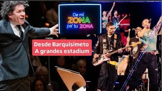 La sinfónica Simón Bolivar brilla con luz propia con @coldplay 