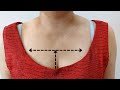 From a loose neckline to a perfect fit! The golden sewing tip 💫