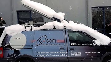 Mobile Antenna 1201 Deploying with Snow - NJ Albert Telecom