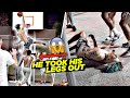 DIRTIEST FOUL IN STREETBALL | East Coast Squad Park Takeover Got OUT OF HAND 😱😱