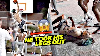 DIRTIEST FOUL IN STREETBALL | East Coast Squad Park Takeover Got OUT OF HAND 😱😱 screenshot 3