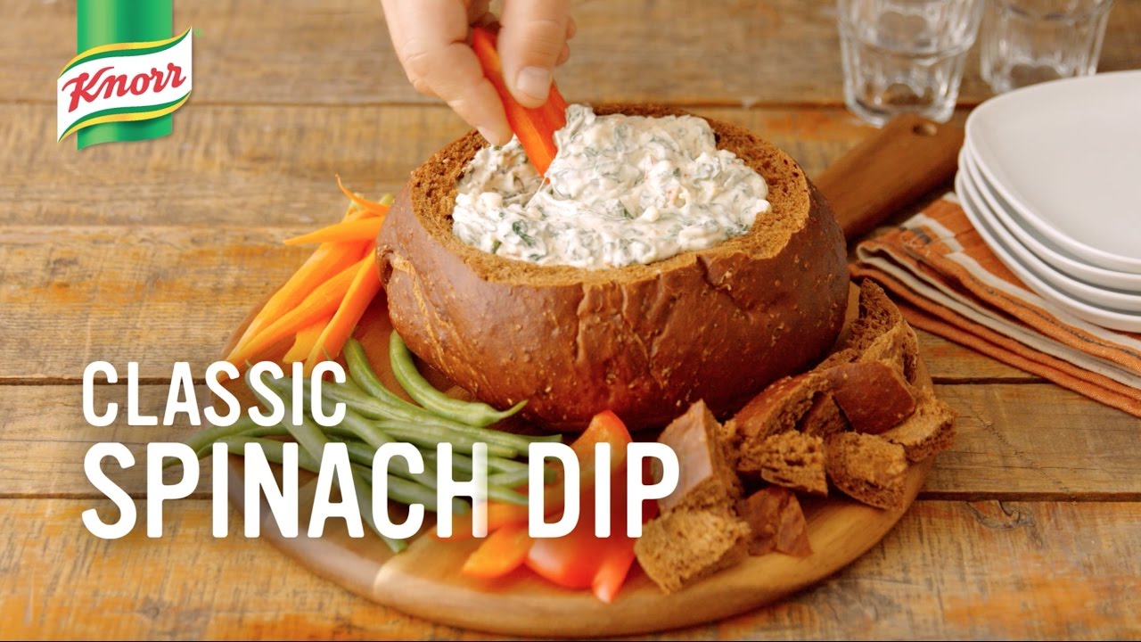 Classic Spinach Dip Knorr® What’s for Dinner YouTube