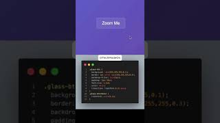 ✅ Hover Button Zoom Effect | CSS Tricks | Software Engineering