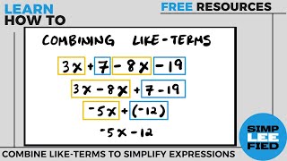 How to Combine Like-Terms [16 Detailed Practice Problems]
