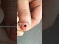 Easy Orange 🧡 Nail Art Design For Beginners #shorts #explore #newtrend