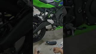 Kawasaki ZX-4RR NO MUFFLER Sound Test (Too Loud?!) 🤯#zx4rr #straightpipe #loudexhaust