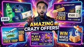 Sprite Loot FREE LSG Merch & Tickets | District App 100% Cashback | Reliance Win FREE Trip | Offers screenshot 4