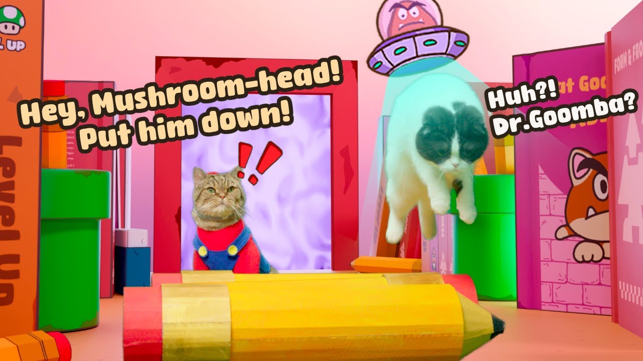Super Mario Cat Bros | Время приключений в Goomba Academy