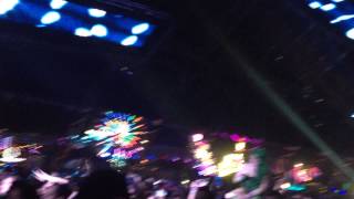 Steve Aoki performing at EDC June 20 2014