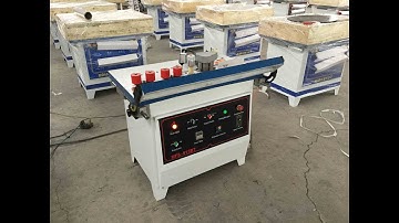 Lonjan Machinery MFS-515BT 45 Degree Manual Edge Banding Machine Edgebander Intro Video