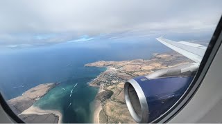 Take off & landing - Heathrow Airport LHR - NQY Cornwall Newquay British Airways BA1350 G-EUPP A319