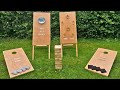 How To Build Wedding Games! Corn Hole, Giant Jenga, Ball in a Bucket, Ring Toss.