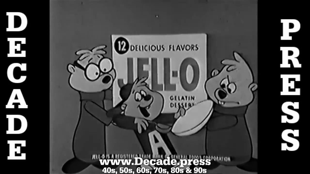 Alvin and The Chipmunks Jello Commercial Classic Commercials Decade