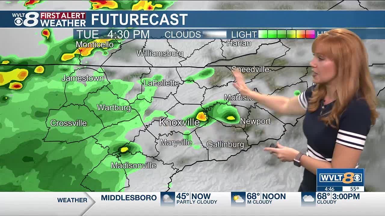 Rain coverage gradually increasing today - YouTube
