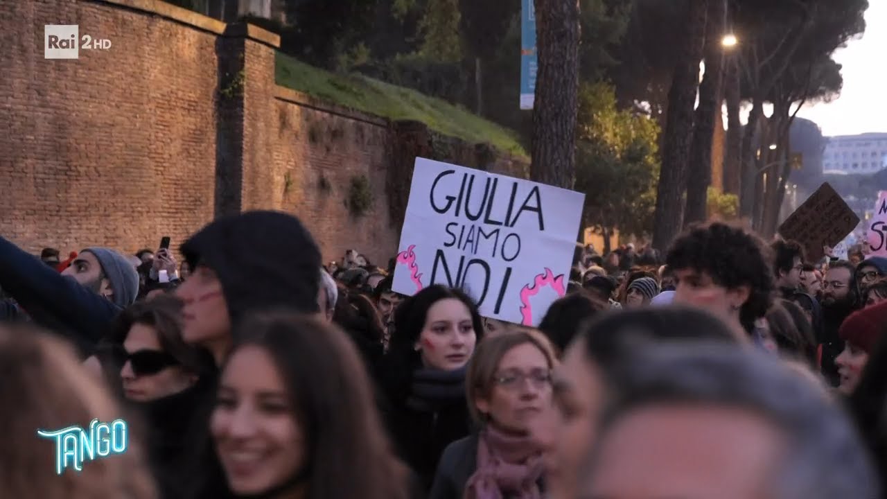 La manifestazione contro la violenza sulle donne - Tango 27/11/2023