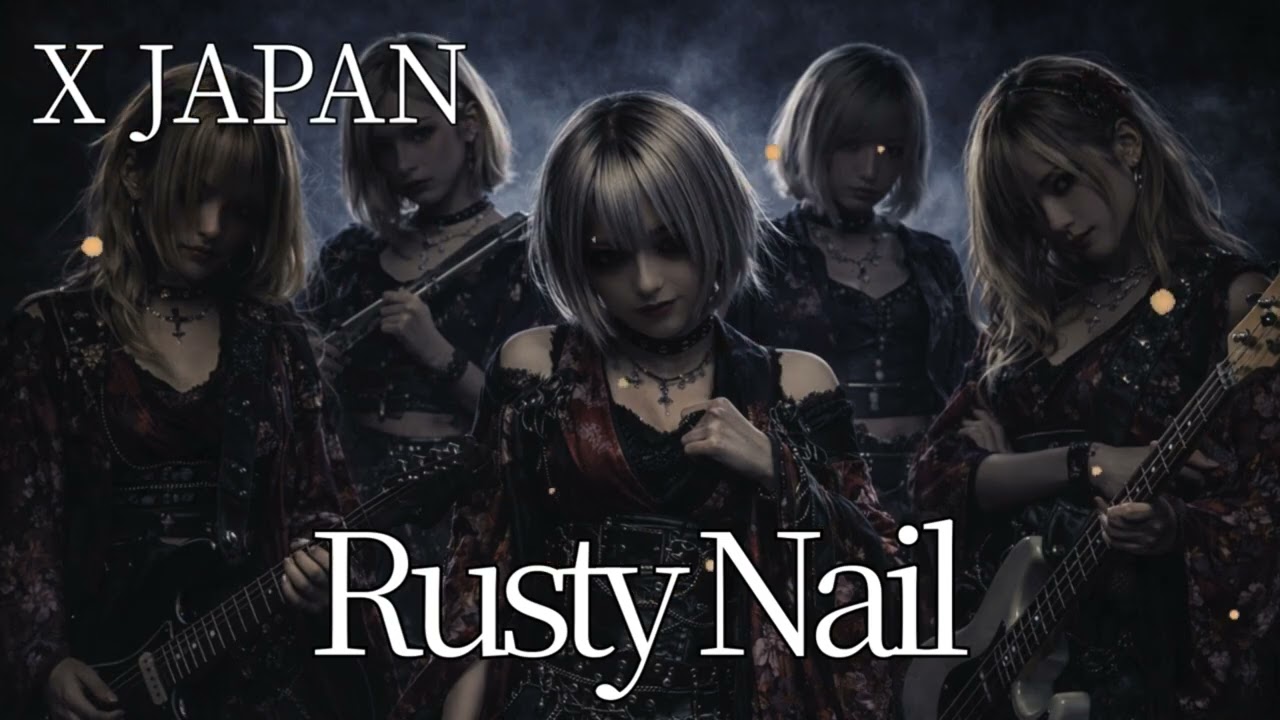 Rusty Nail / X JAPAN　ギャル達がバンド組んでカバーしてみました【AIGirls Rock Band Symphonic Metal Cover】
